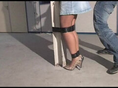 Kayla Cleavegagged With Her Pantyhose