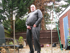 Leather Showing Cock and Balls