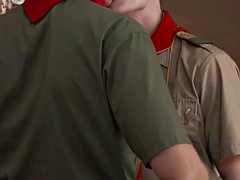 Anális szex, Meleg, Iroda, Uniformis