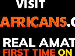 Afrikaner, Store bryster, Lækker, Langt ned i halsen, Hundestilling, Sort, Hjemmelavet, Naturlige bryster