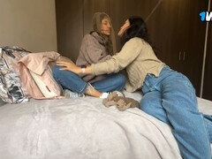 Ženska, Domaci pornič, Poljubljanje, Latinka, Lezbijke, Orgazem