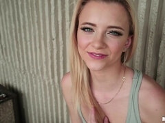 Babe, Blondine, Udendørs, Pov, Fisse, Realitet, Teenager, Bryster