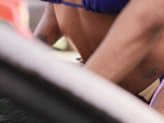 Skyy Knox's Wet Garage Affair Ignites Passion