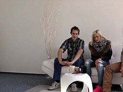 HUNT4K. Pretty towheaded Ria Sunn nicely drilled in cuckold porno