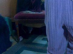 Daphne in Cute Pjs and Undies Close up Cumshot at Your Face