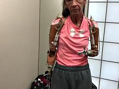 Mature double arm amputee