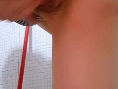 素人, 茶髪の, 自家製, 母, オマンコ, シャワー, 一人