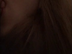 I find the door open and I film Daniela, as dark as she is