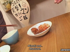 アジア人, お尻, デカ尻, フェラチオ, ハードコア, オマンコ, オッパイの, おもちゃ