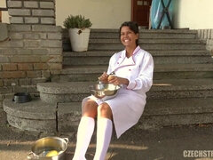 Stora tuttar, Avsugning, Brunett, Tjeckisk, Fetisch, Handjobb, Verklighet, Webb kamera