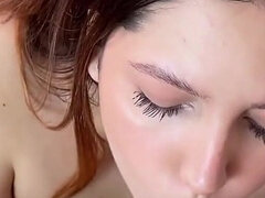 18, Amatör, Avsugning, Brunett, Par, Game, Hardcore, Pov