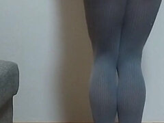 18 jahre, Blasen, Dildo, Strumpfhose, Transfrau, Solo, Jungendliche (18+), Vibrator