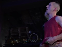 Blowing a cock in an athletic ass, divorced by a dilf in a pair