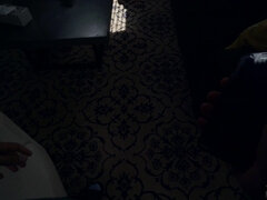 오랄섹스, 흑갈색 머리, 음경, 딜도, 라티나, 야외의, 쓰리섬, 젖가슴