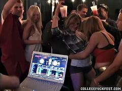 Ebony college whore getting fucked