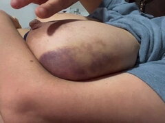 Amatőr, Természetes mellek, Mellbimbók, Egyedül, Begyek