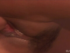 Aziatisch, Blond, Bruinharig, Sperma shot, Sperma in gezicht, Trio