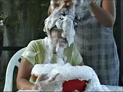 Hair wash after the party