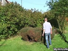 Cheating with blonde mother inlaw