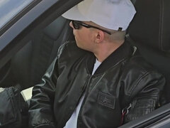 Amateur, Voiture, Homosexuelle, Allemand, Fait maison, De plein air, Réalité, Solo