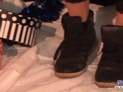 Lola Taylor Merry Christmas Threesome Fuck