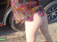 Lucky Gurl Anastasia - Spicy Ukranian Gets Fucked in the Parking Lot