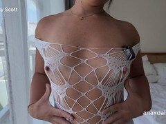 Amador amadora, Bundão, Britânico, Falar palavrão, Vestido, Feito em casa, Tetas