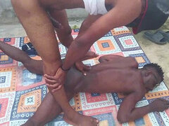 Africain, Anal, Couple, Tir de sperme, Branlette thaïlandaise, Fait maison, De plein air