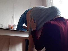 Rumpe, Slikke rumpe, Brunette, Par, Lesbisk, Moden, Milf, Sekretær