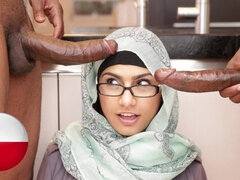 Arabisch, Grosser schwanz, Grosse titten, Braunhaarige, Hd, Monster, Realität, Flotter dreier