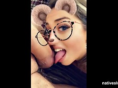Horny American Babe Snapchat Compilation