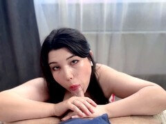 Mornings are perfect for some hot deep throat action with Kiranewby