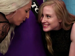 CFNM ladies love stroking while teasing guy