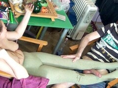 Amateur, Cul à la bouche, Grosse bite, Couple, Pieds, Fait maison, Orgasme, Jarretelles