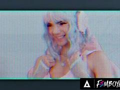 FEMBOYISH - Horny Hung Stud Leo Louis OPENS Cute Femboy Sam Ledgers Tight Ass With His HUGE DICK