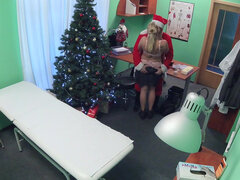 Brittany Bardot makes santa cum twice