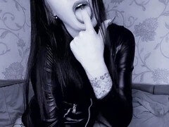 Dominace, Nohy, Femdom, Masturbace, Spandex, Punčochy, Strapon, Tetování
