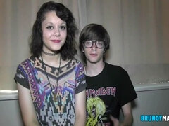 Enthousiasteling, Universiteit, Europees, Sperma in gezicht, Huisgemaakt, Kut duiken, Spaans, Tiener