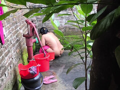 Amateur, Cul, Couple, De plein air, Douche, Tabou