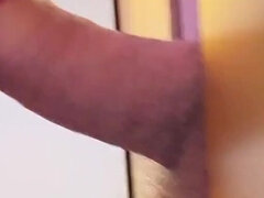 Long Foreskin Fucks My Mouth Pussy at the Gloryhole and Breeds It Deep