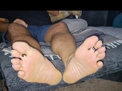 Aus dem arsch in den mund, Paar, Füsse, Massage, Reif, Verführt, Elasthan