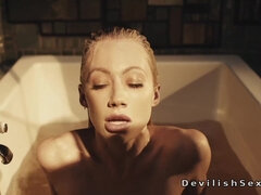 Asiatique, Blonde, Plantureuse, Queue, Érotique, Hard, Hd, Gicler