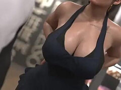 Dreidimensional, Schönheit, Grosser arsch, Grosser schwanz, Grosse titten, Blondine, Besamung, Milf