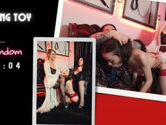 A Living Toy. Smoking Fetish, Strapon, Domination