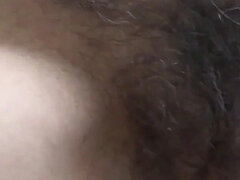 I Love Showing off My Hairy Pussy While Stepson Shows Me His Big Cock and Jerks off