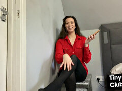 SPH domina humiliates pathetic cocks from her phone