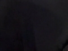 Arab Hot Maid Stuck When She Clean Under Bed - Big Ass Hijabi Girl Wear Abaya Niqab & Panty