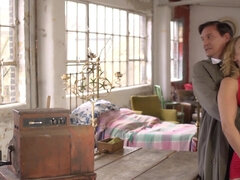 큰 음경, 금발의, 오랄섹스, 가슴이 큰, 하드코어, Hd, 사무실, 분출