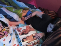 Brunette, Hundestilling, Hd, Trekant