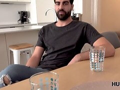 Guy is happy to help friend get rid of blue balls with the help of GF